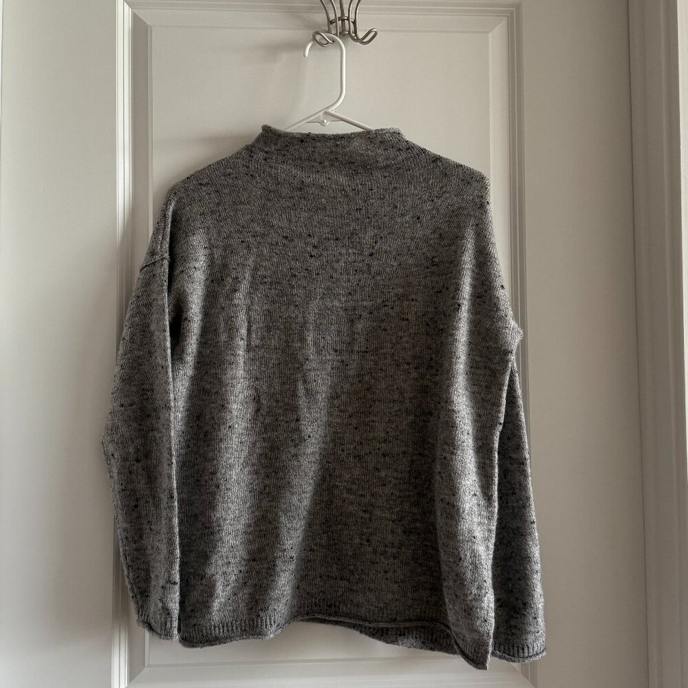 Madewell Women's Gray Wool Mockneck Sweater Size XS